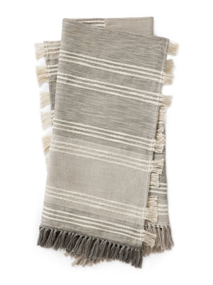 Amber Lewis x Loloi TAL0002 Grey / Ivory 4'-2" x 5' Throw