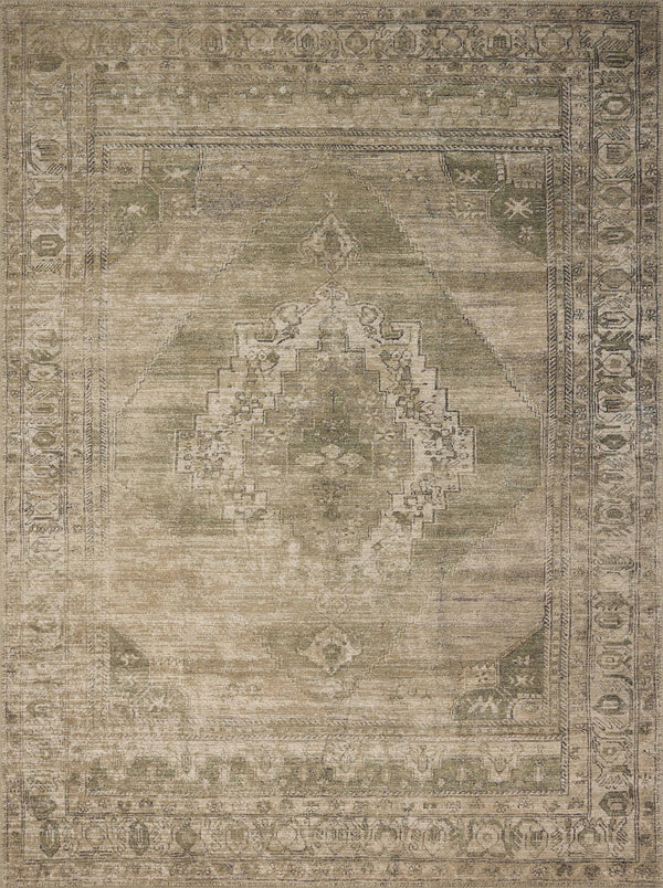 Amber Lewis x Loloi Cambria Sand / Olive 8'-6" x 11'-6" Area Rug