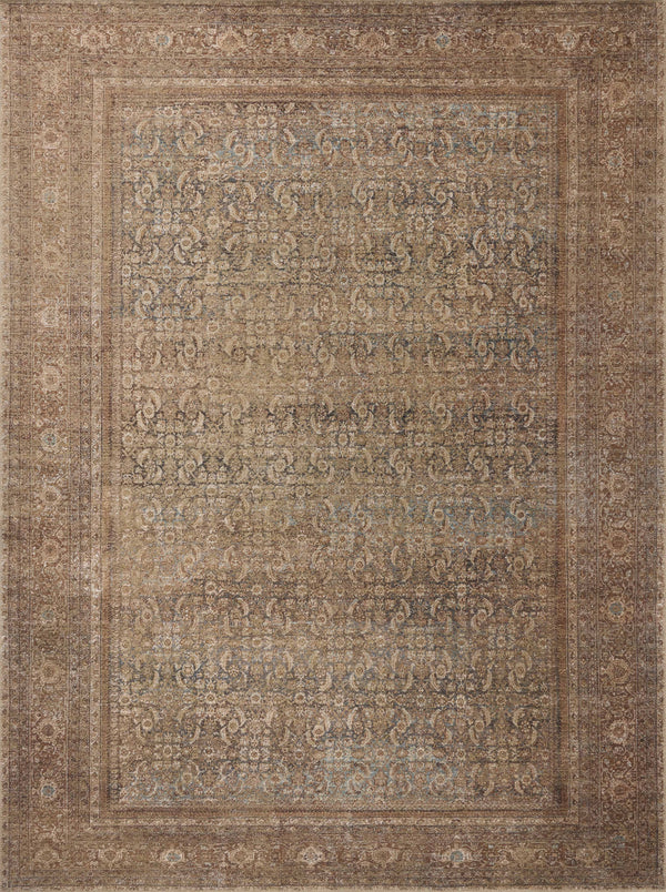 Amber Lewis x Loloi Cambria Ocean / Bark 8'-6" x 11'-6" Area Rug