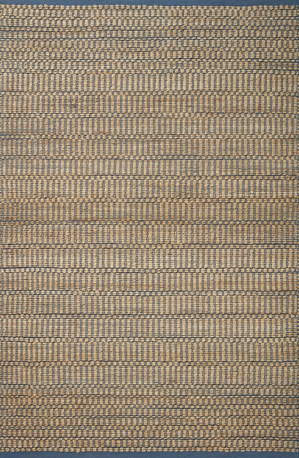 Angela Rose x Loloi Colton Natural / Navy 9'-0" x 12'-0" Area Rug