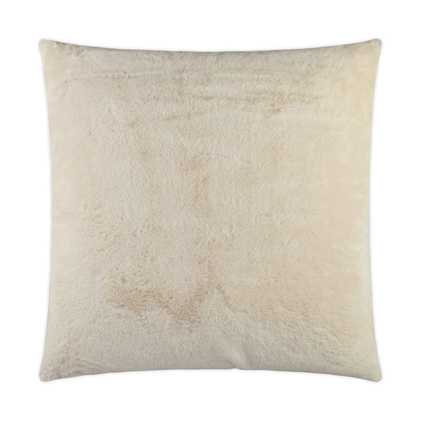 Cream Fur Pillow