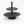 Dune Two Tier Black Wood Cake Stand