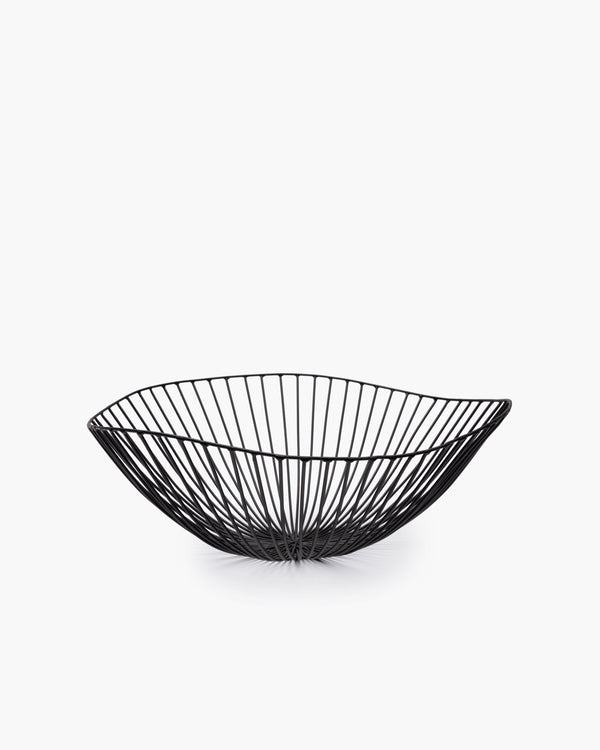 Cesira Black Metal Wire Basket