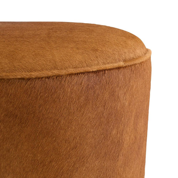 Hair on Hide Ottoman