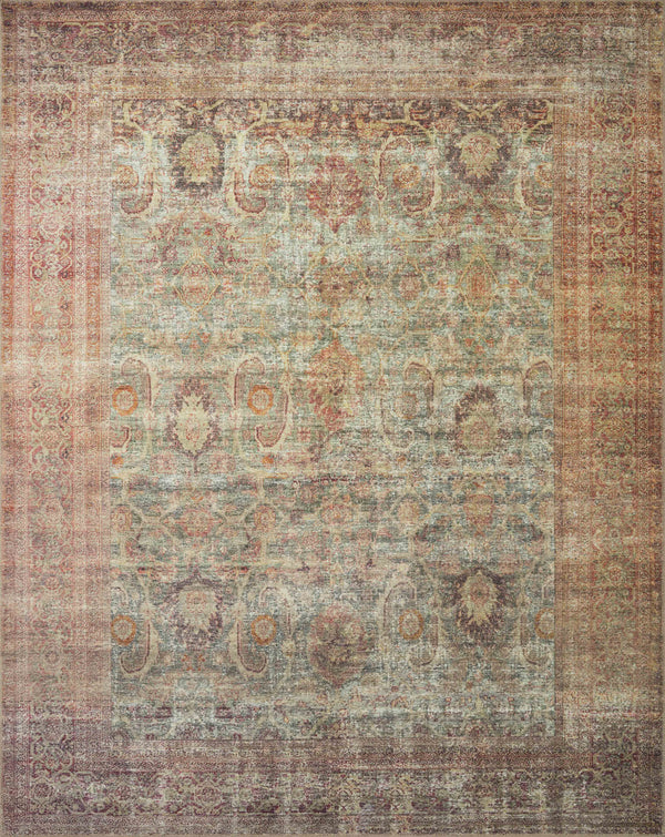Amber Lewis x Loloi Georgie Jade / Sunset 8'-4" x 11'-6" Area Rug