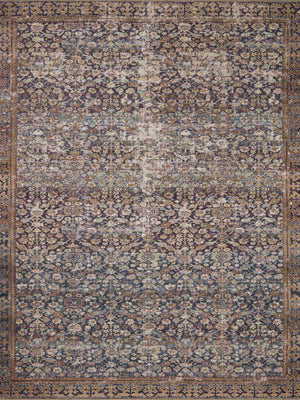 Amber Lewis x Loloi Georgie Denim / Spice 8'-4" x 11'-6" Area Rug