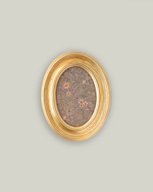 Gold Oval Frame