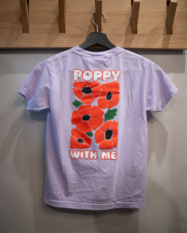 Kids Poppy with Me Back Print T Shirt