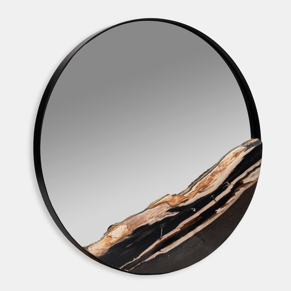 Petrified Wood Mirror