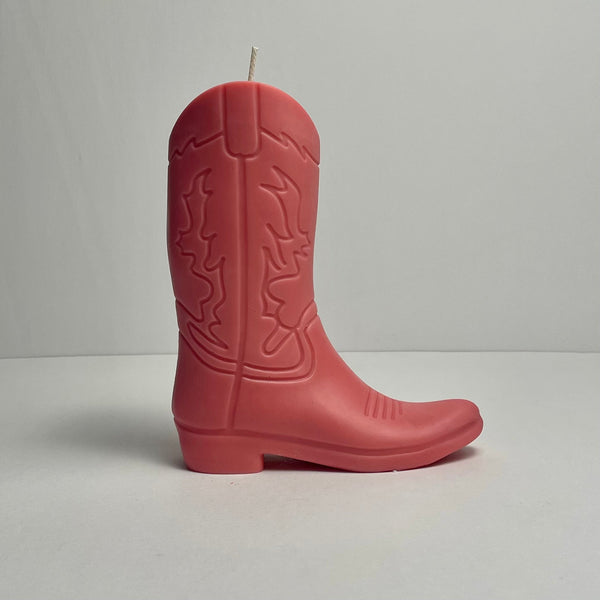 Cowboy Boot Candle