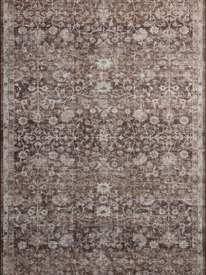 Amber Lewis x Loloi Josie  Earth / Natural 9'-0" x 12'-0" Machine Washable Area Rug