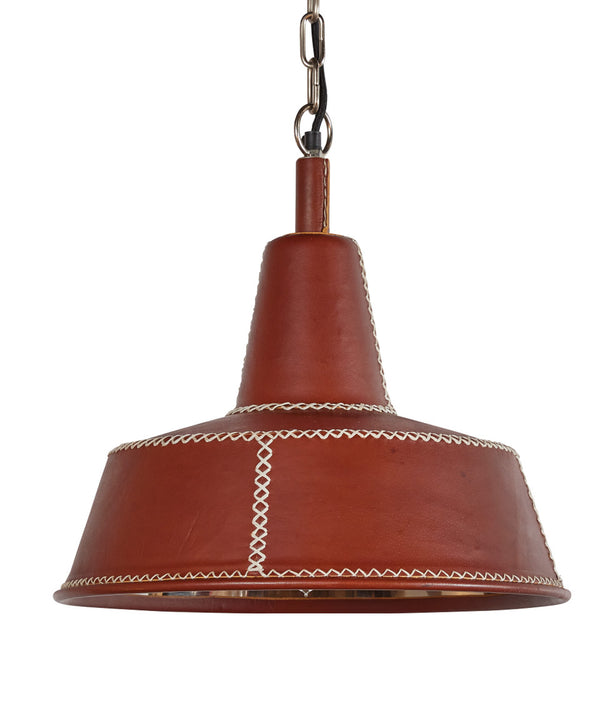 Leather Cone Pendant