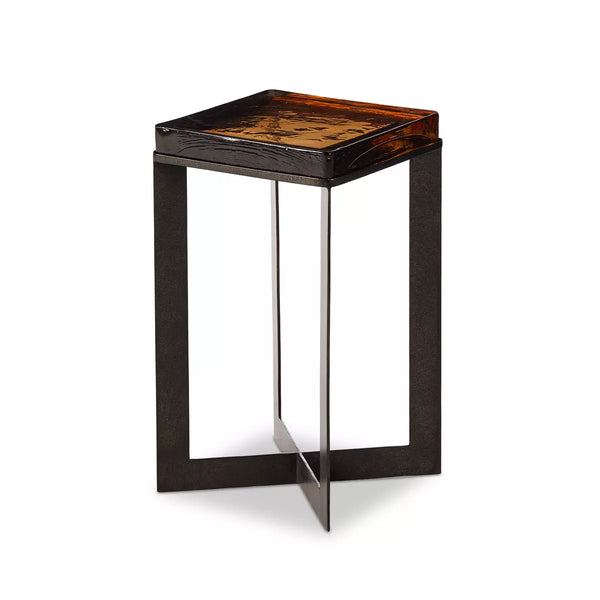 Glass End Table