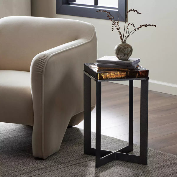 Glass End Table