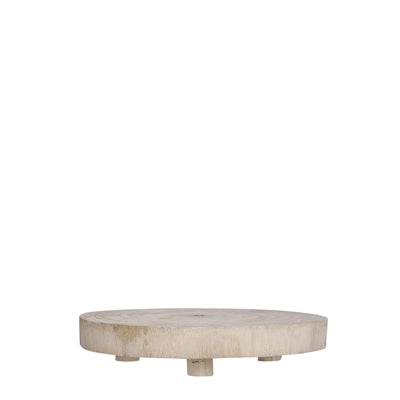 Light Brown Wood Pedestal