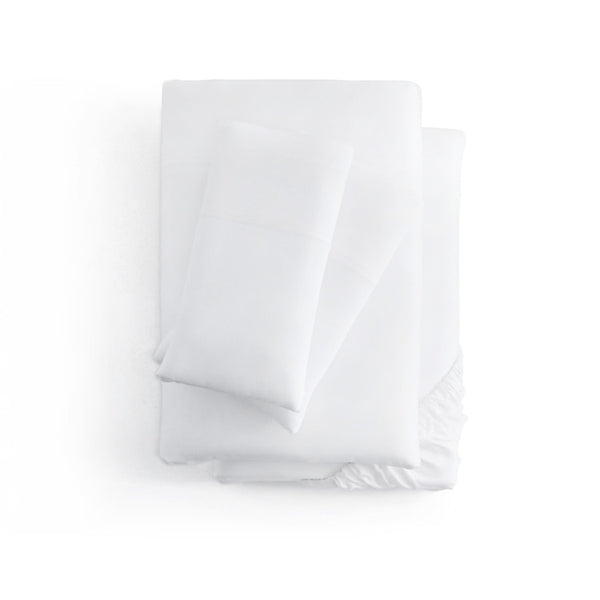 Smooth Bamboo Rayon Sheet Set - White