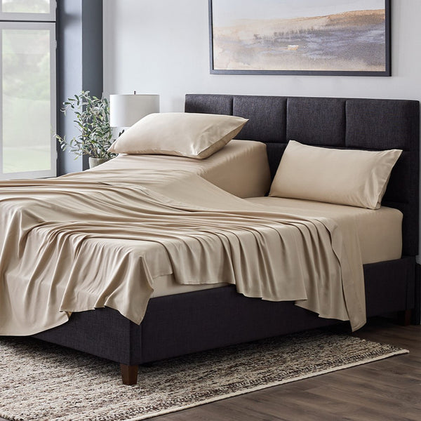 Smooth Bamboo Rayon Sheet Set - White