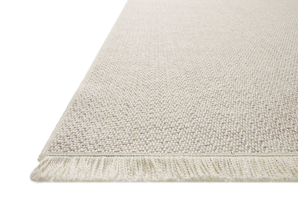 Amber Lewis x Loloi Malibu Ivory / Dove 2'-3" x 10'-0" Runner Rug
