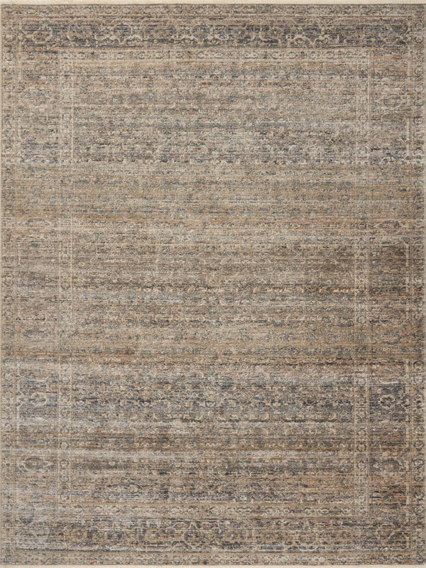 Amber Lewis x Loloi Molly Navy / Blush 9'-6" x 13'-6" Area Rug