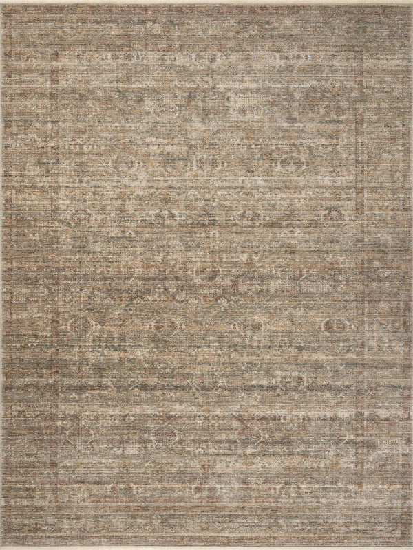 Amber Lewis x Loloi Molly Tobacco / Sage 9'-6" x 13'-6" Area Rug