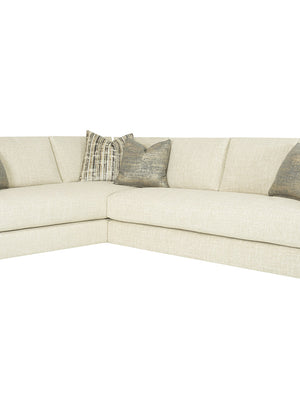 Milano Wood Leg RAF Sofa with Return 4/3 | Effortless Jade - Milano Wood Leg RAF Sofa with Return 4/3 Fabric: E