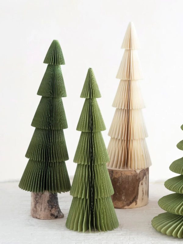 Paper Honeycomb Trees (Tall)