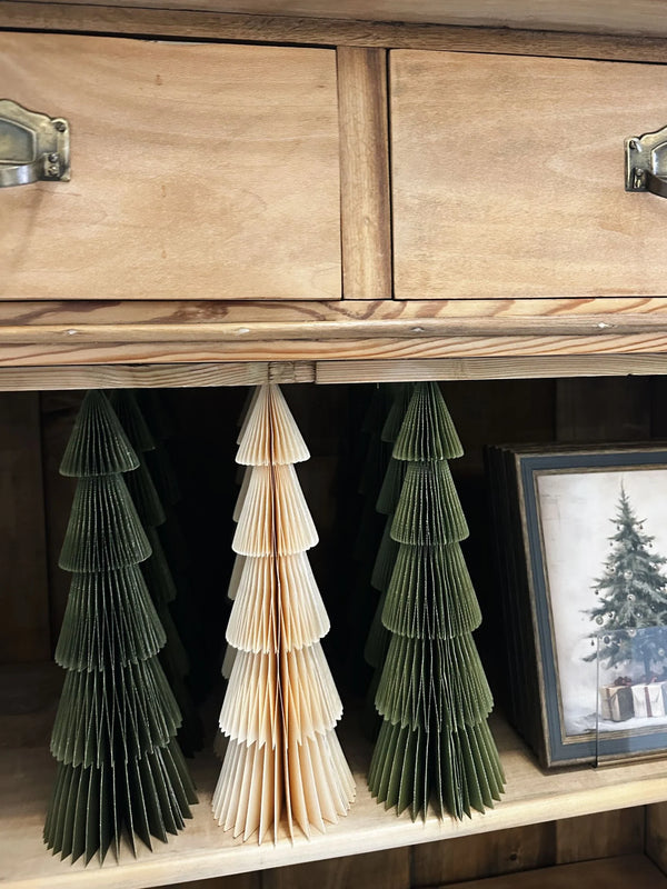 Paper Honeycomb Trees (Tall)