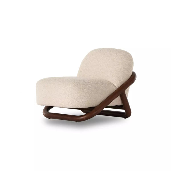 Cream Boucle Chair