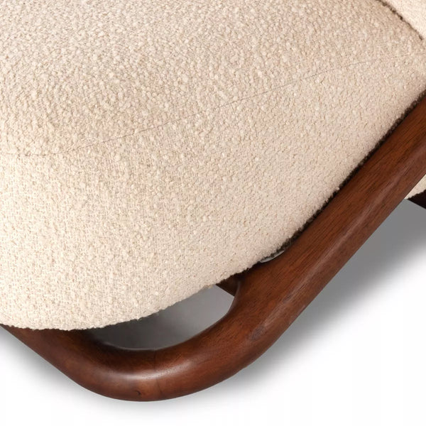 Cream Boucle Chair