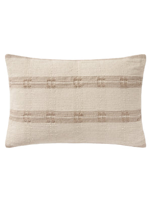 Amber Lewis x Loloi PAL0008 Natural 13" x 21" Cover w/Poly Pillow