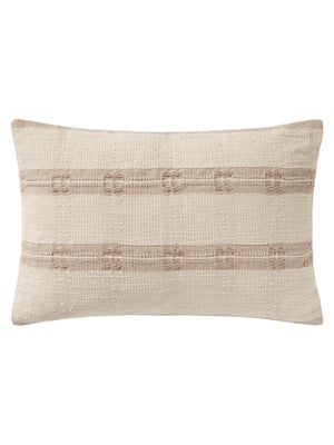 Amber Lewis x Loloi PAL0008 Natural 13" x 21" Cover w/Down Pillow