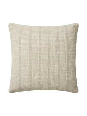 Angela Rose x Loloi Joshua Ivory / Grey 18'' x 18'' Cover w/Poly Pillow