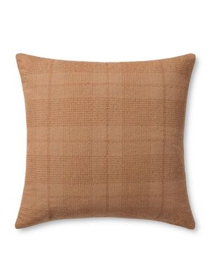 Amber Lewis x Loloi Eureka Carmel 22'' x 22'' Cover w/Poly Pillow