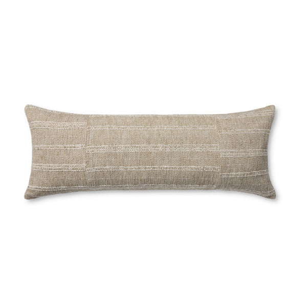 Amber Lewis x Loloi Mitzi Natural 13'' x 35'' Cover w/Poly Pillow