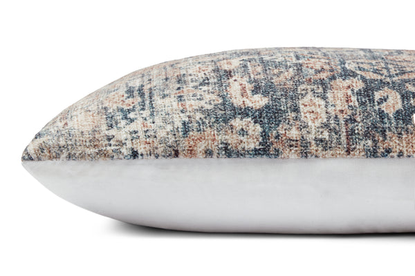 Amber Lewis x Loloi PAL0012 Denim / Natural 13" x 35" Cover Only Pillow