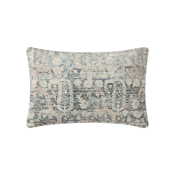 Amber Lewis x Loloi PAL0013 Ocean / Clay 13" x 21" Cover w/Poly Pillow