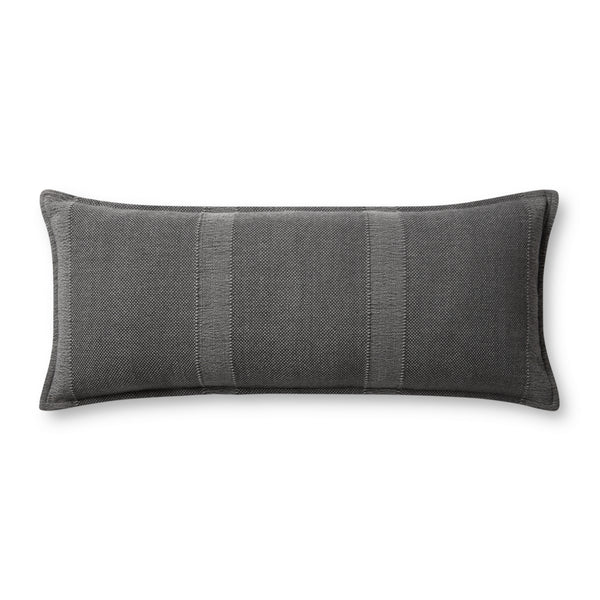 Angela Rose x Loloi Nadine PAR0021 Slate 13'' x 35'' Cover w/Poly Pillow