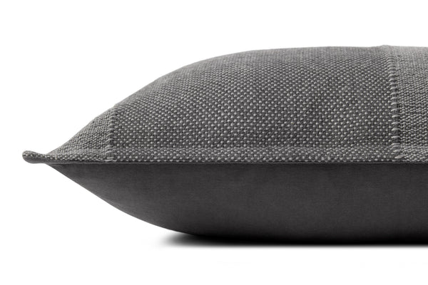 Angela Rose x Loloi Nadine PAR0021 Slate 13'' x 35'' Cover w/Poly Pillow