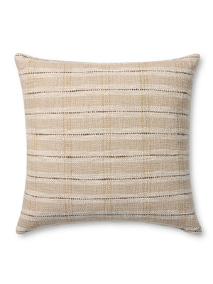 Amber Lewis x Loloi Stockton Sand / Multi 22'' x 22'' Cover w/Poly Pillow