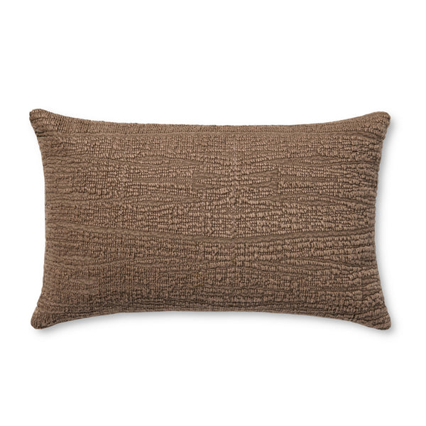 Amber Lewis x Loloi Sutro Brown 13'' x 21'' Cover w/Poly Pillow