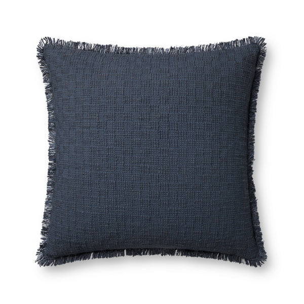 Amber Lewis x Loloi Meadowlark PAL0036 Midnight 22'' x 22'' Cover w/Poly Pillow