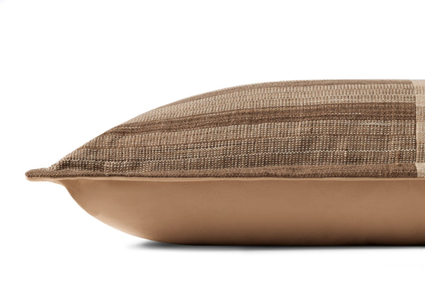 Amber Lewis x Loloi Vespera Brown / Multi 13'' x 35'' Cover w/Poly Pillow