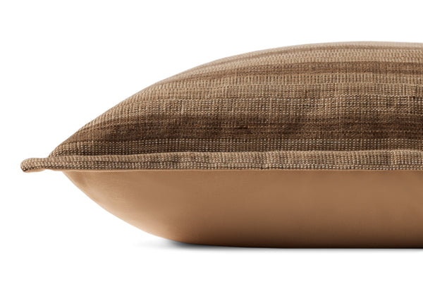 Amber Lewis x Loloi Vespera Brown / Multi 22'' x 22'' Cover w/Poly Pillow