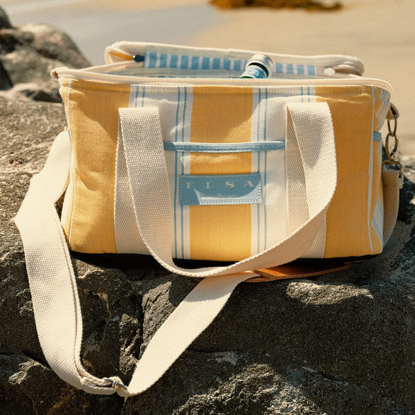 The Premium Cooler Bag / Tuuli Stripe Yellow