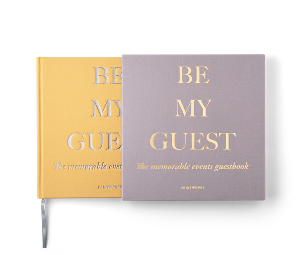 Guest Book - Beige / Yellow