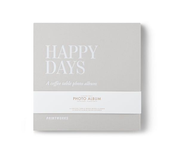 Happy Days Photo Album / White