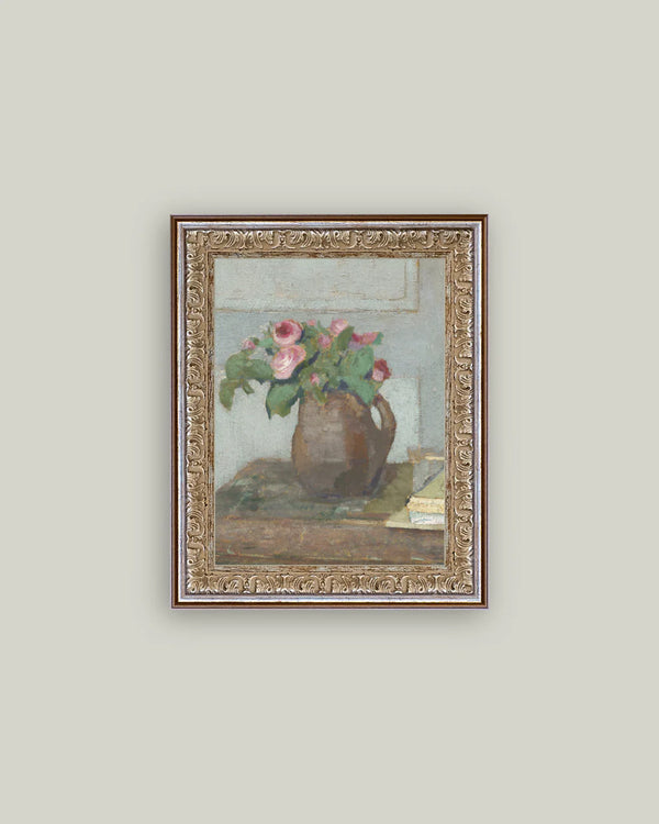 Pink Rose Vase