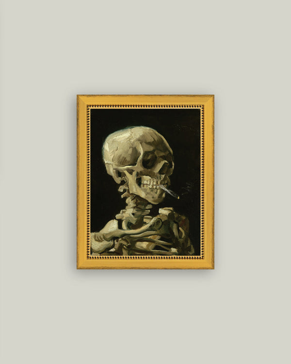 Skull with Cigarette