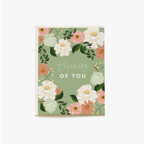 Sage Rose Sympathy Card