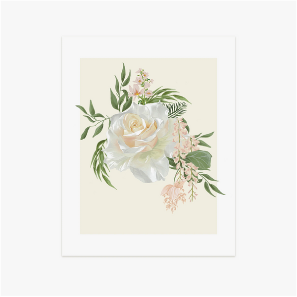 Garden Rose Art Print